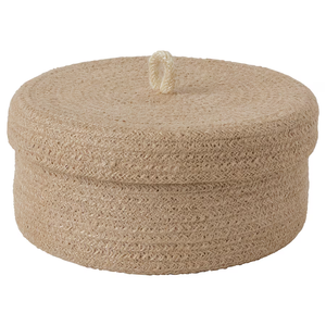 LJUNGAN CESTA CON TAPA YUTE 20cm