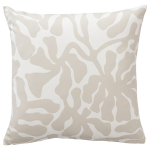 GRONKNAVEL COJIN BEIGE CON HOJA 50X50
