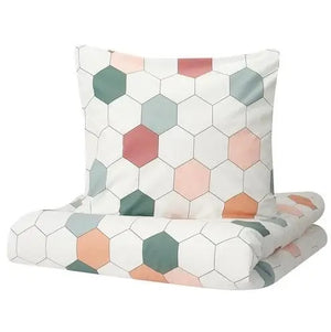 KRUSFRO DUVET COVER TWIN HEXAGONAL