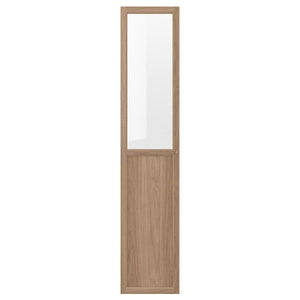 OXBERG PUERTA CRISTAL/MADERA PARA LIBRERO BILLY MADERITA