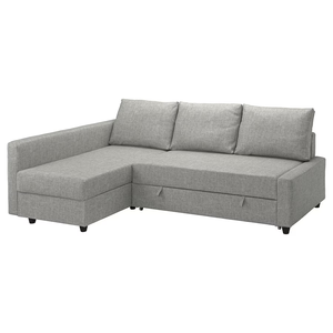 FRIHETEN SOFA CAMA ESQUINERO GRIS CLARO