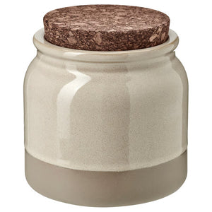 BRUGDHAJ BOTE CON TAPA 1L BEIGE