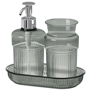 BROFJARDEN SET DE BAÑO GRIS