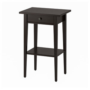 HEMNES MESITA DE NOCHE BLACK BROWN