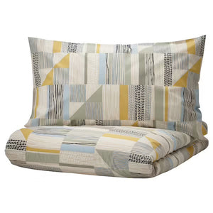 LUMMERVAXT DUVET COVER TWIN GEOMETRICO