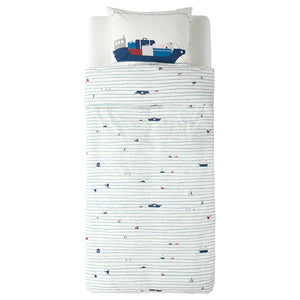 UPPTAG DUVET COVER TWIN BARCOS